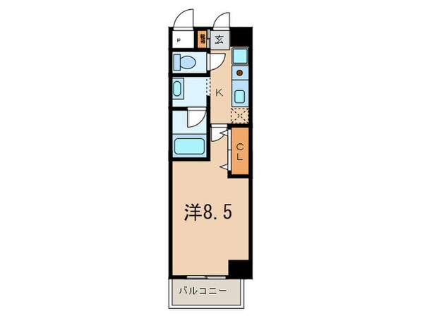 クレセール　ONEの物件間取画像